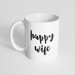 "Happy wife" Mug