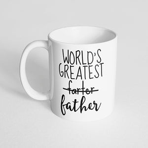 "World's greatest farter father" Mug