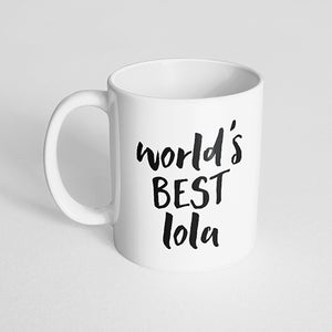 "World's best lola" Mug