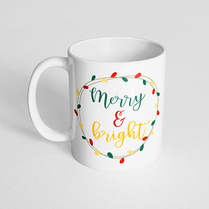 "Merry & Bright" Mug