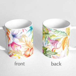 Tropical florals Mug
