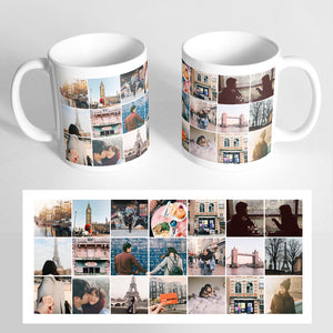 Your 21 Photos on a Classic White Mug