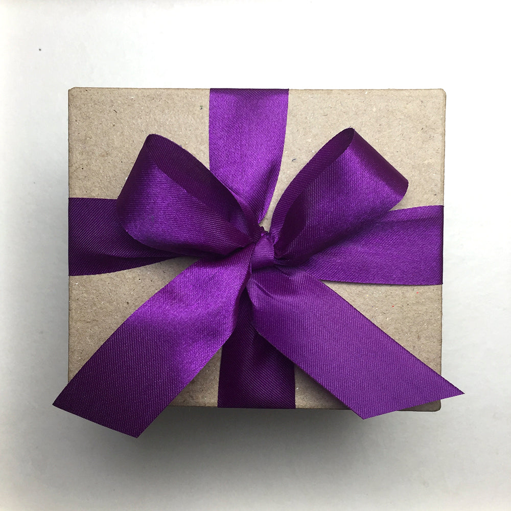 Special Gift Box with Purple Ribbon