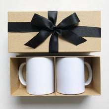 Special Gift Box with Ribbon for Couple Mugs